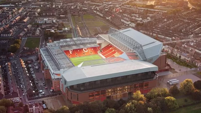 Liverpool: Lịch sử The Kop và bộ sưu tập danh hiệu cao quý 4 Sân bóng chủ nhà của Liverpool